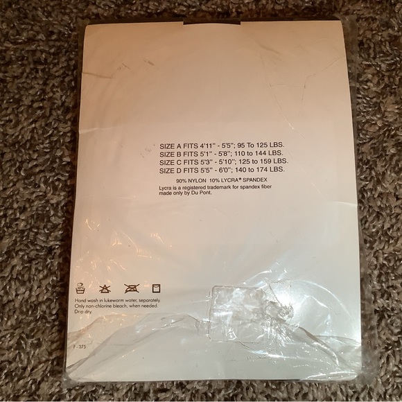 Round the Clock ultra sheer control top pantyhose, color black, size: A - Picture 10 of 10